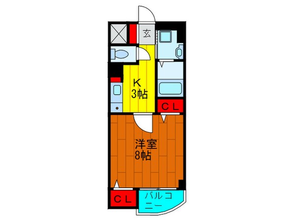 ラヴィエベル門真の物件間取画像